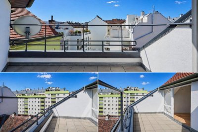 Neu sanierte Dachgeschoßwohnung, 3,5 Zimmer mit Terrasse und neuer Küche zu kaufen!