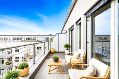 **Penthouse-Feeling pur: Exklusive Wohnung mit 2 Sonnenterrassen inkl. Tiefgaragenstellplatz**