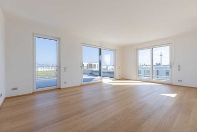 Exklusives Neubau-Penthouse mit atemberaubendem Skylineblick & Weitblick in den Taunus