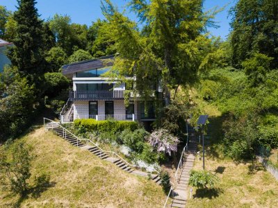 Architektenhaus in Top Hanglage ! Für Wohn- und Gewerbenutzung