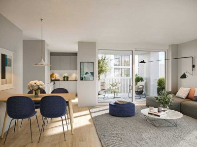 Schöne 3-Zimmerwohnung mit Fußbodenheizung, Aufzug und Südbalkon | Traubenhang, WE44