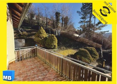 Sonniger Balkon