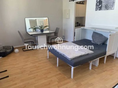 Tauschwohnung: Wohnung mit Balkon und Garten an der Münchener Freiheit