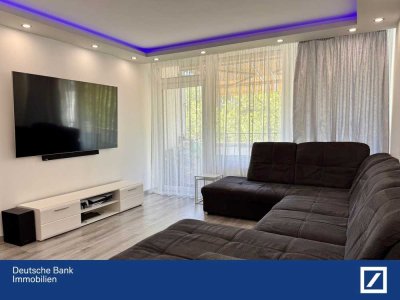 Zentral. Stilvoll. Kernsaniert. 3-Zimmer-Wohnung mit Balkon in Offenbach.