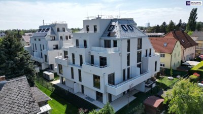 Klein in der Fläche - Groß im Lebensgefühl! Ideale Kleinwohnung mit sonniger Terrasse! TOP-Neubauprojekt im Grünen + Klimaaktiv Bronze + Wärmepumpe und Solaranlage + Garage + Beste Vermietbarkeit!
