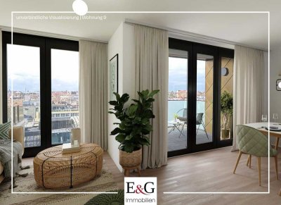 Großzügige, helle 3-Zimmer-Wohnung mit herrlichem Westbalkon