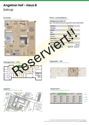 *Moderne 3 Zimmer - Neubauwohnung in Satrup zu vermieten*