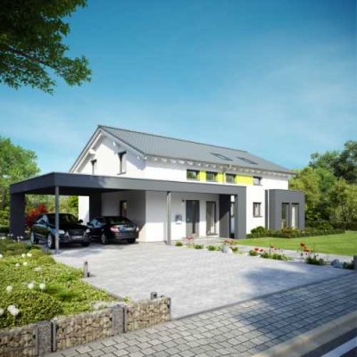 2 Familienhaus-Platz für alle! Exklusiver lichtdurchfluteter Neubau aus dem Hause BIEN ZENKER inkl.