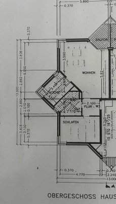 2 Zi.-Wohnung - 68 m² - Balkon,  Tiefgaragenplatz und Keller