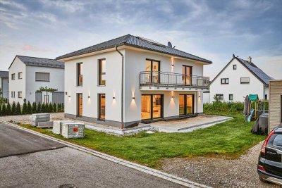 Schicke Stadtvilla massiv und schlüsselfertig im Neubaugebiet!