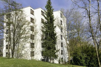 Teilmöbliertes Appartement in der obersten Etage mit tollem  Ausblick