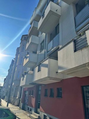 Maisonette Wohnung in Leipzig-Südvorstadt, Grenze Connewitz mit 3 Balkonen