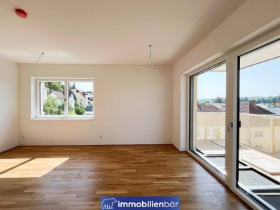 Wohnen im Zentrum - Erstbezug 3 Zimmerwohnung mit Balkon und Weitblick