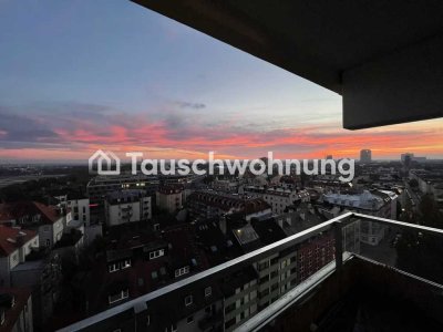 Tauschwohnung: Helle 2-Zimmerwohnung mit Süd-Balkon und 270° Alpenpanorama