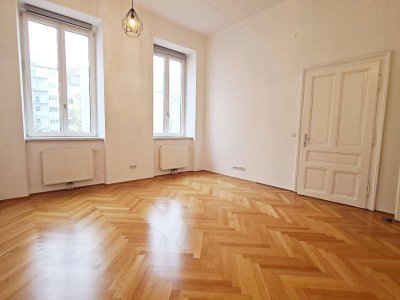 LAZARETTGASSE - NADLERGASSE, AKH-Nähe, sonnige 68 m2 Altbau, 2 Zimmer, Wohnküche, Wannenbad, Parketten, SAT/TV, 2. Liftstock