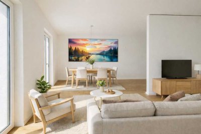 Neubau-Gebiet Hannover Kronsrode: Einbauküche, gr. Balkon, Fußbodenheizng, 2 Bäder ,Lift, TG, Keller