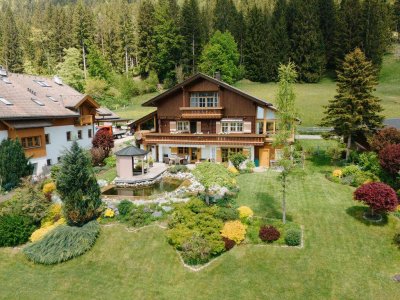 Natur und Ruhe genießen – idyllisches Haus am Weißensee mit eigenem Badeteich