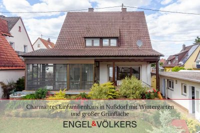 Charmantes Einfamilienhaus in Nußdorf mit Wintergarten und großer Grünfläche