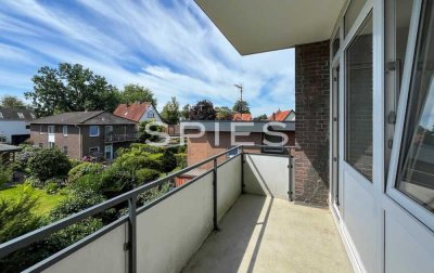 Renovierte, helle 2-Zimmer-Wohnung mit Balkon im Ehnernviertel