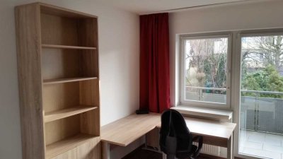 1-Zi.-Wohnung mit Balkon in Paderborn, teilmöbliert mit EBK