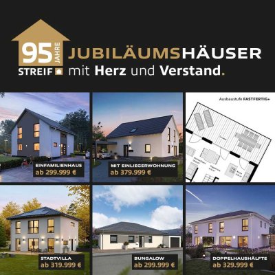 * Einfamilienhaus mit Einliegerwohnung clever gebaut von STREIF - KfW 40 förderfähig / günstig finan