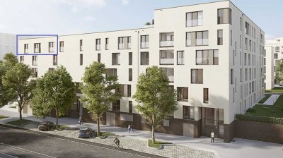Gehobenes 4-Zimmer Penthouse mit Aussicht am Rosensteinpark, Baujahr 2024