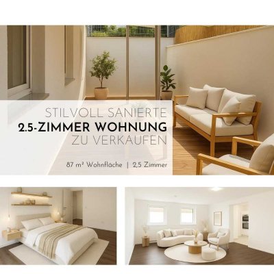 Stilvolles Leben in ruhiger Lage - 2,5-Zimmer-Wohnung - Erstbezug mit Terrasse