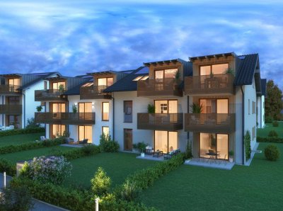 Ortszentrum Hallwang - ansprechende 3 Zimmer Erstbezugs-Gartenwohnung mit großzügigem Garten!