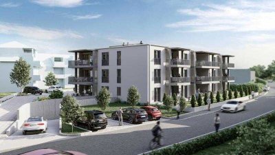Ludwigshafen: 3-Zimmerwohnung im 2. OG mit großem Balkon / Teilseesicht - Neubau