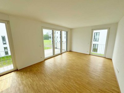 Neubau-Erstbezug: 2-Zimmer-Wohnung mit Balkon, Einbauküche & TG-Stellplatz in Winnenden-Höfen