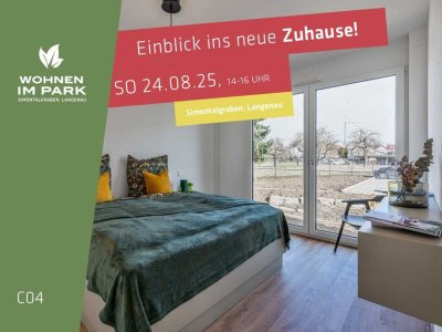 3-ZIMMER ETW MIT GARTENANTEIL - "WOHNEN IM PARK" IN LANGENAU
