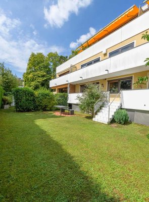 Großzügige 2-Zimmer-Wohnung mit Garten in Gern