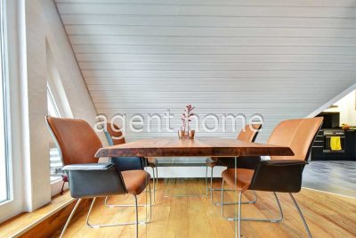 MÖBLIERT - WEST LIVING - Tolle Maisonettewohnung mit Balkon, Sauna und PKW-Stellplatz