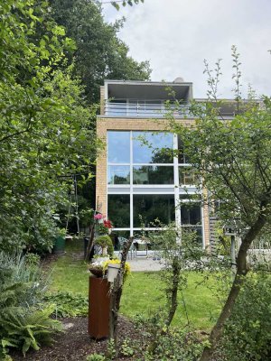 Modernes Wohnen am Naturschutzgebiet mit unverbaubarer Aussicht