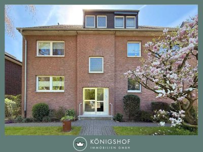 Grüner wird´s nicht: Tolle 3 Zimmerwohnung vis-à-vis dem  Sollbrüggenpark in Krefeld-Bockum