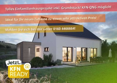 �☀️ Leben im Hochtaunus! � Modernes EH40+ QNG EFH � mit exklusivem Grundriss sucht Baufamilie!