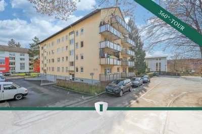 Attraktive, gepflegte 2-Zi.-Wohnung mit Süd-Balkon in zentraler Lage von KN-Fürstenberg