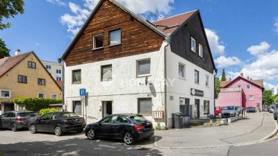 Solides Mehrfamilienhaus mit sechs Wohneinheiten, ca. 100m² Gaststätte und Parkplätzen