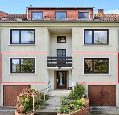 Von Privat 4-Zimmer-Etagenwohnung im Hochparterre – 78 m² – Bremen-Schwachhausen