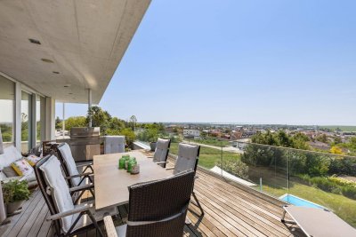 Modernes Architekten-Meisterwerk: Urlaubsambiente in State-of-the-art Villa mit Erdwärme und einzigartigem Blick auf den See