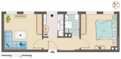 2-Zimmer Wohnung in Hattingen zu vermieten