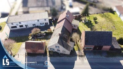 Werkstatt mit Wohnhaus und möglichem Baugrundstück im Erholungsort Kamern am See