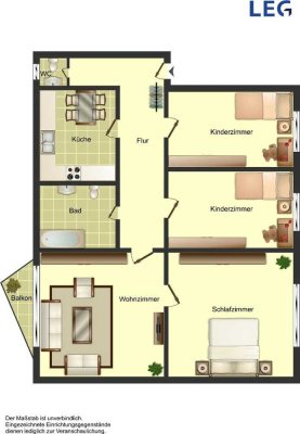 Renovierte 4-Zimmer-Wohnung in Ahlen