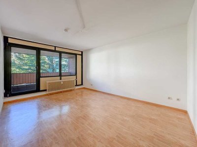 Zentrale 1-Zimmer-Wohnung mit moderner Einbauküche und Loggia in Konstanz-Petershausen