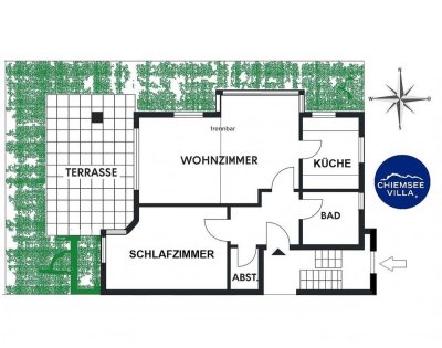 Attraktive 2-Zimmer-Gartenwohnung in Eggstätt – Wohnen im idyllischen 7-Seen-Gebiet am Chiemsee