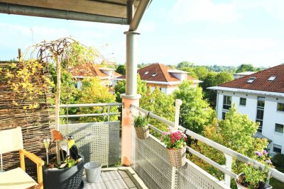 Dachgeschoss-Traum Wohnung (barrierefrei)  mit Süd Balkon und Alpenblick
