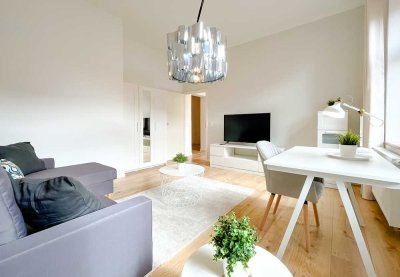 Sehr attraktives & möbliertes WG-Zimmer in 3-RW * EBK * Bad m. Du* idyllischer Balkon* zentral * TOP