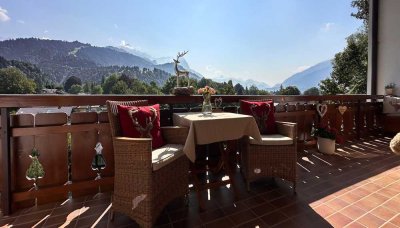 Maisonettewohnung in sehr guter Lage mit phantastischen Bergblick