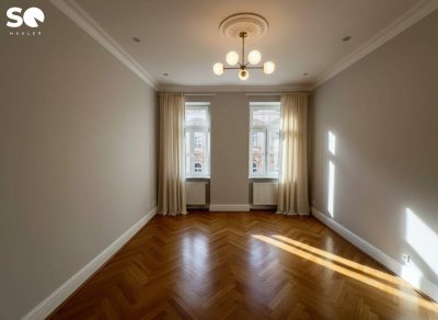 #SQ - KOMPAKTE STADT-ALTBAUWOHNUNG MIT PARKBLICK UND HERVORRAGENDER INFRASTRUKTUR
