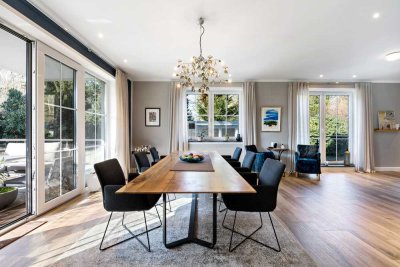 Wohntraum auf 2 Etagen: Maisonettewohnung mit Garten und stilvollem Design